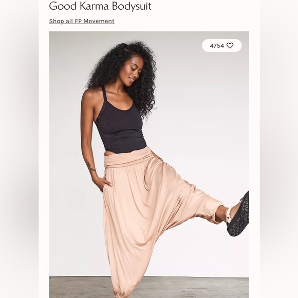 NWOT Free People Good Karma bodysuit - Picture 5 of 5
